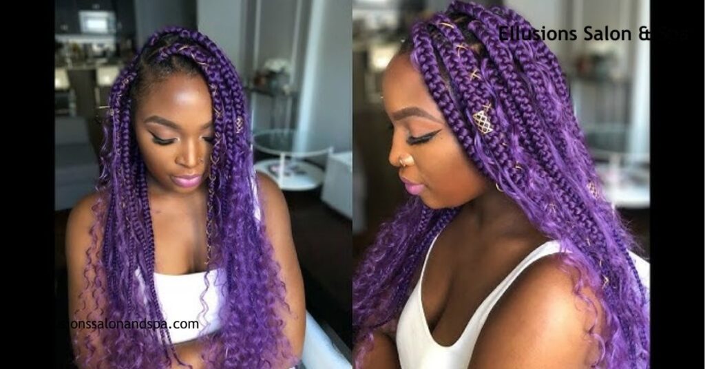 50 Stunning Hairstyles for Purple Hair That Will Make Heads Turn 6 Braided Purple Hair Styles