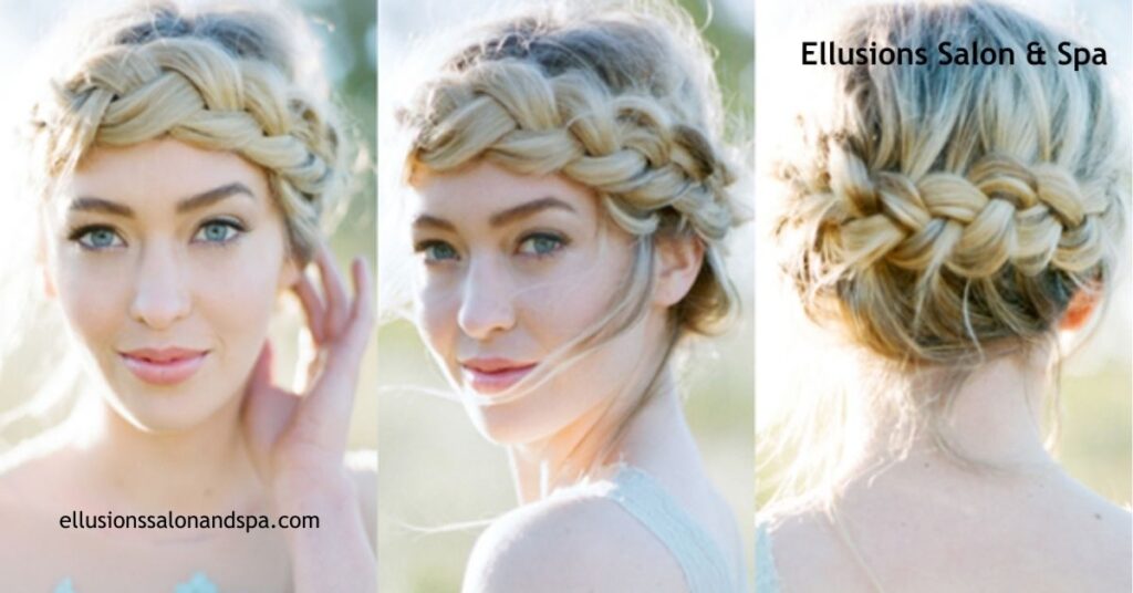 Stunning Hairstyles for Bridesmaids: Elegance Meets Individuality on Your Big Day 6 Crown Braid Styles for a Bohemian Touch