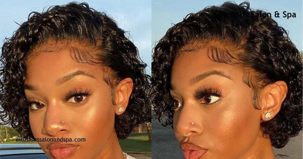 Curly Pixie Cut
