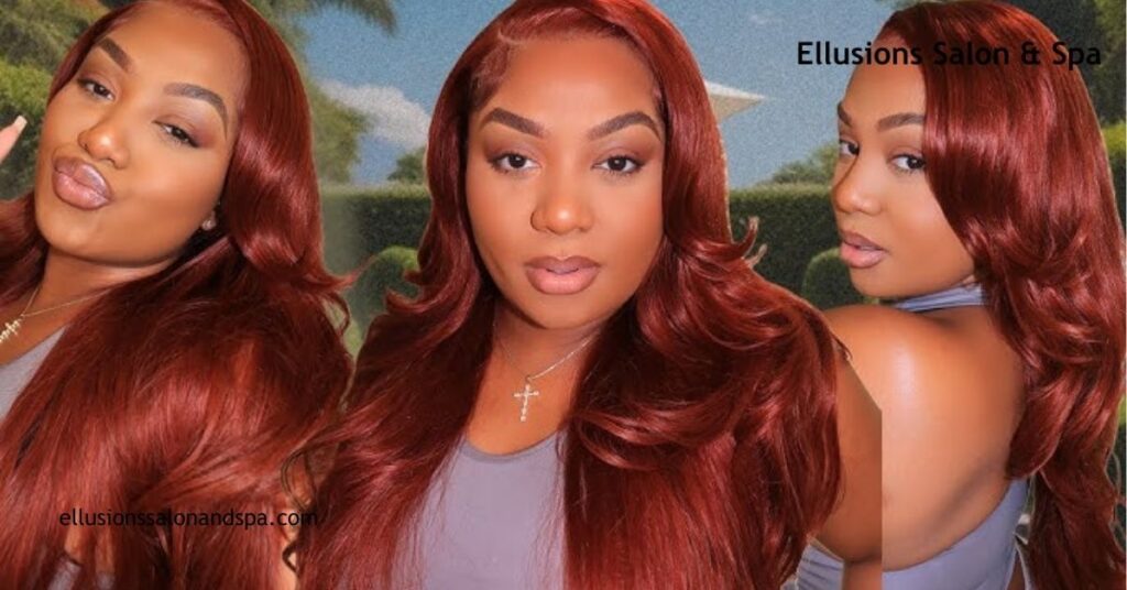 Deep Auburn Red Weave