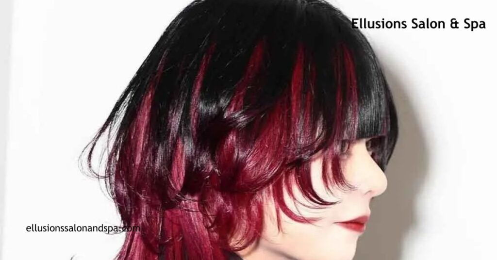 Transform Your Look: The Ultimate Guide to the Wolf Cut with Colored Bangs 4 Transform Your Look: The Ultimate Guide to the Wolf Cut with Colored Bangs 3
