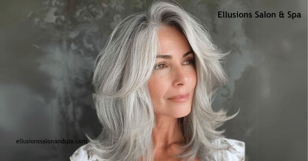 Stunning Haircuts for Women Over 50: Find Your Perfect Style to Embrace Confidence 12 Gray Hair Embracement for Sophistication