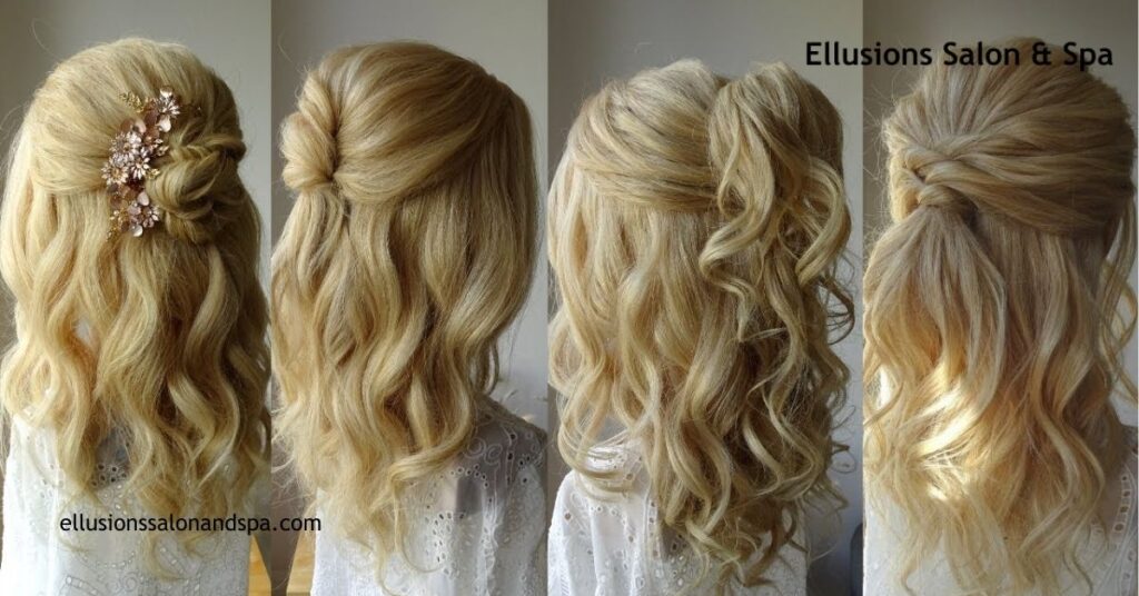 10 Stunning Hairstyles for Medium Length Hair That Will Transform Your Look Today 7 Half Up Half Down