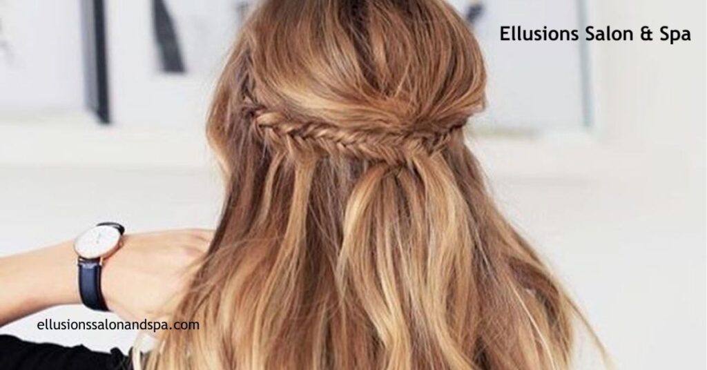 Stunning Hairstyles for Bridesmaids: Elegance Meets Individuality on Your Big Day 4 Half Up, Half Down Styles with Braids