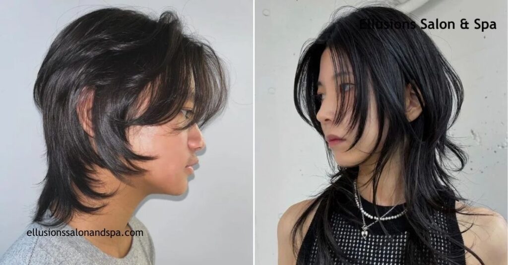 Layering Techniques in the Korean Wolf Cut