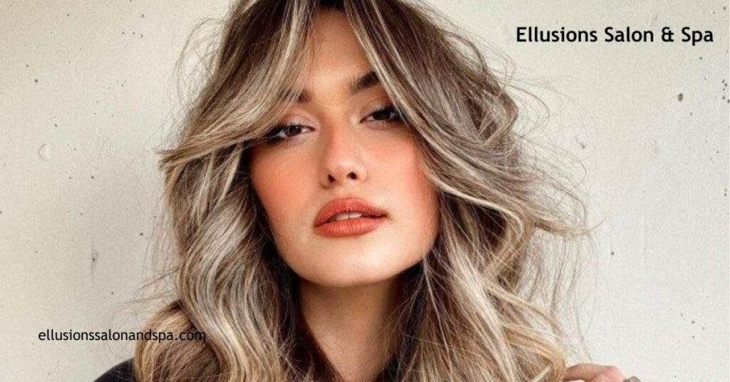 Long Layers With Curtain Bangs