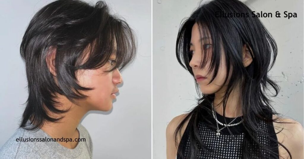 Long Mullet Wolf Cut
