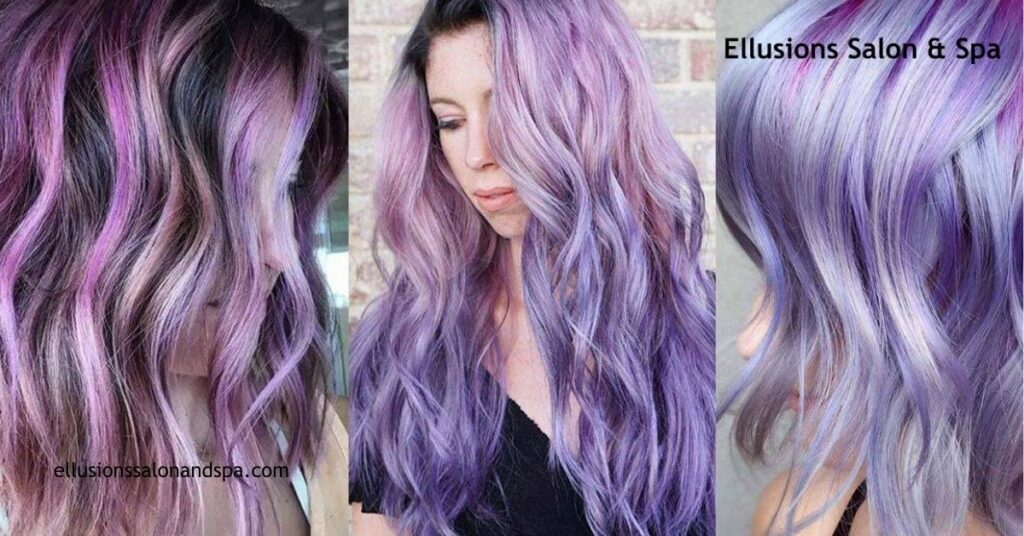 50 Stunning Hairstyles for Purple Hair That Will Make Heads Turn 2 Long Purple Hair Styles