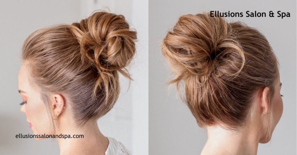 10 Stunning Hairstyles for Medium Length Hair That Will Transform Your Look Today 8 Messy Bun