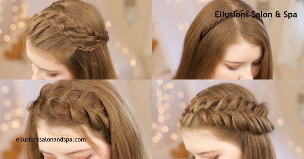10 Stylish Hairstyles for School That Will Boost Your Confidence Every Day 8 No Heat Styles Braided Headband and Twisted Half Up