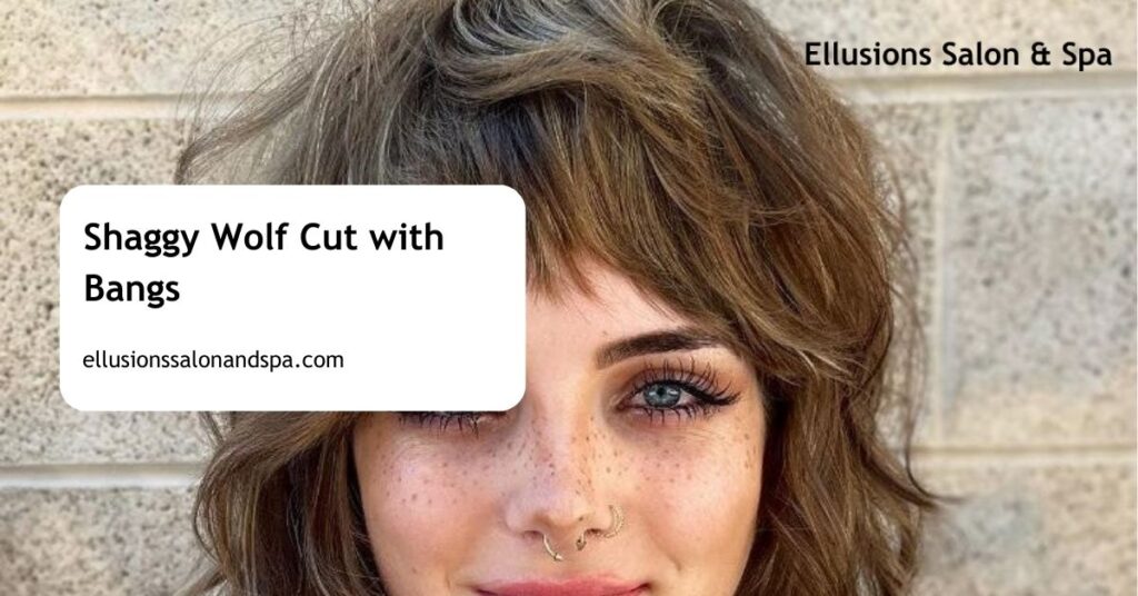 Shaggy Wolf Cut with Bangs