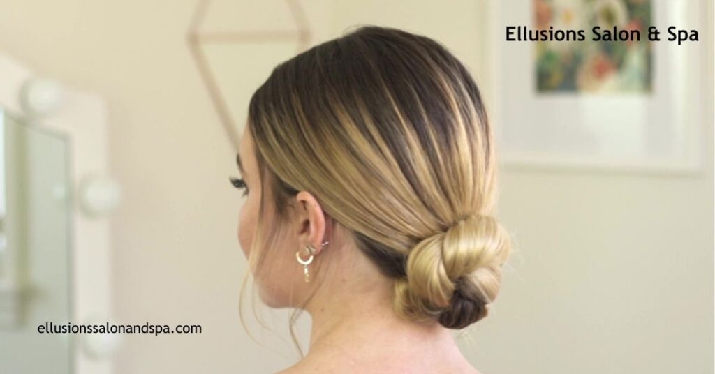 10 Stunning Long Hair Undos for Effortless Style on Any Occasion 6 Sleek Low Bun