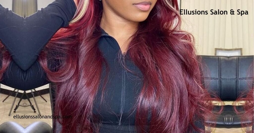 Straight Red Weave Hairstyles