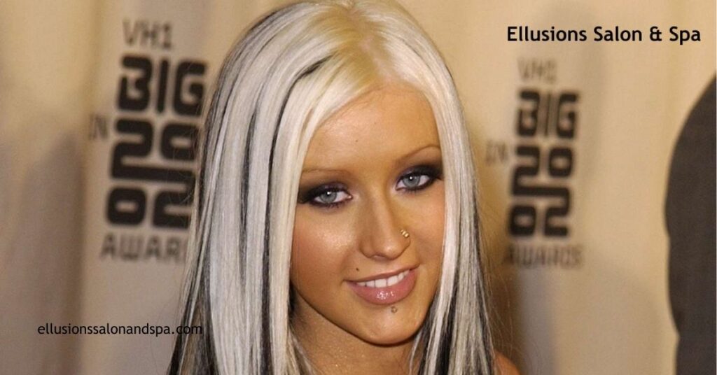 Unleash Your Inner Y2K Vibe: How to Rock the Bold Skunk Hair Trend Like a Pro 4 Unleash Your Inner Y2K Vibe: How to Rock the Bold Skunk Hair Trend Like a Pro 3