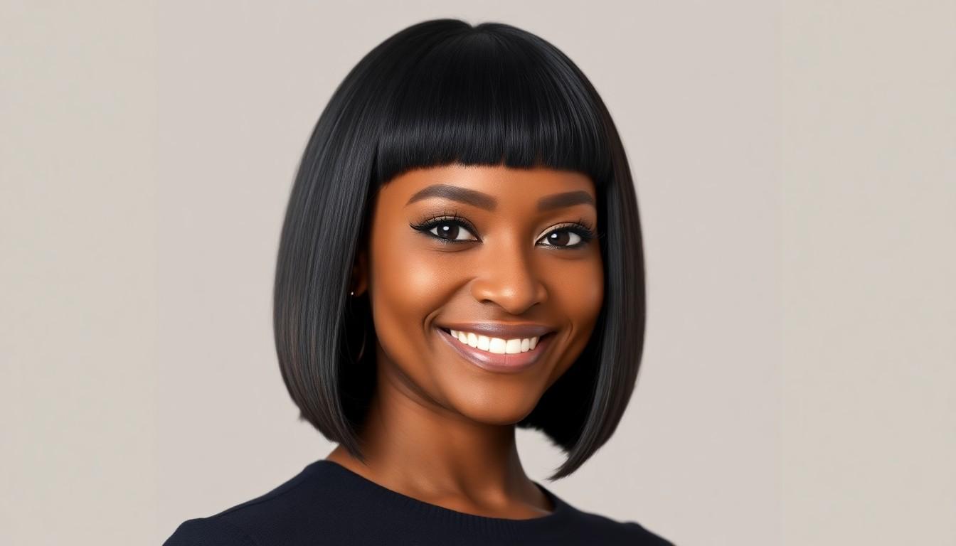 15 Stunning Short Bob Hairstyles for Black Women | Elegant & Timeless Looks 7