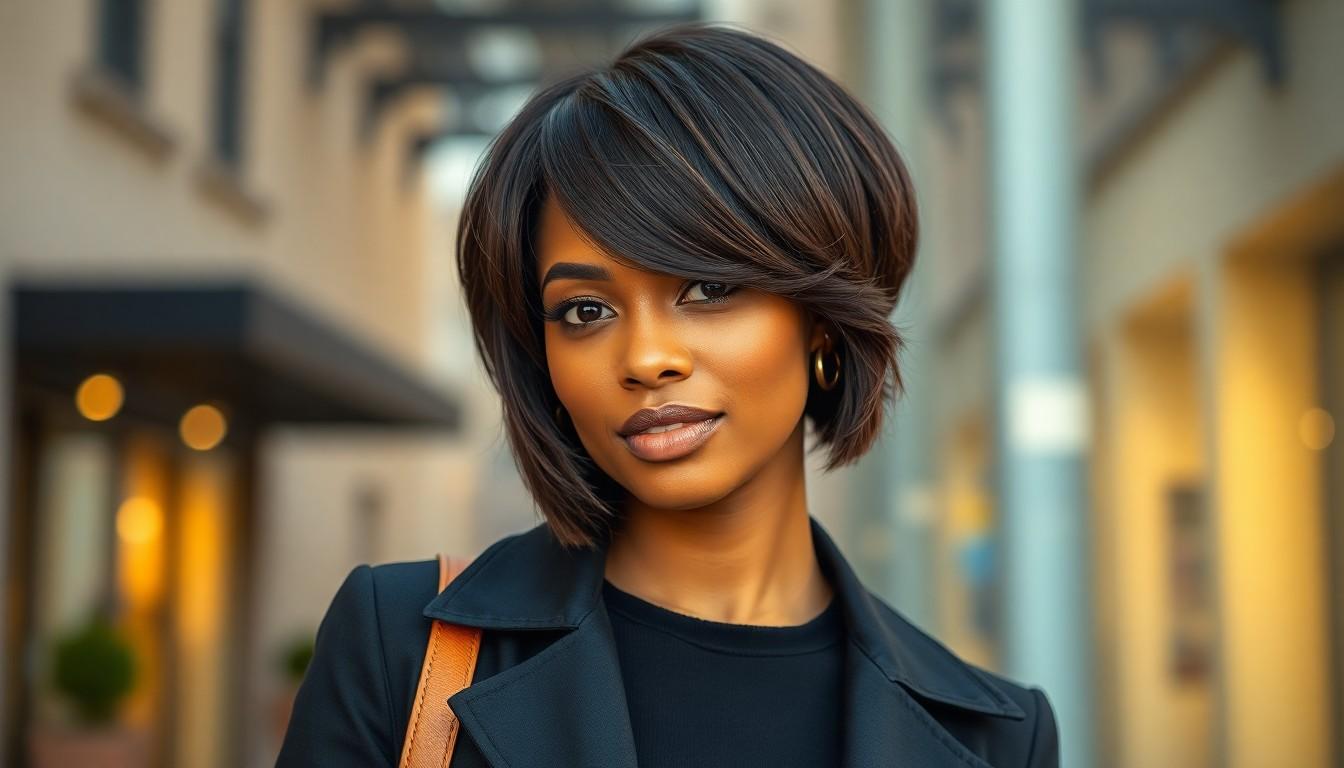 15 Stunning Short Bob Hairstyles for Black Women | Elegant & Timeless Looks 17