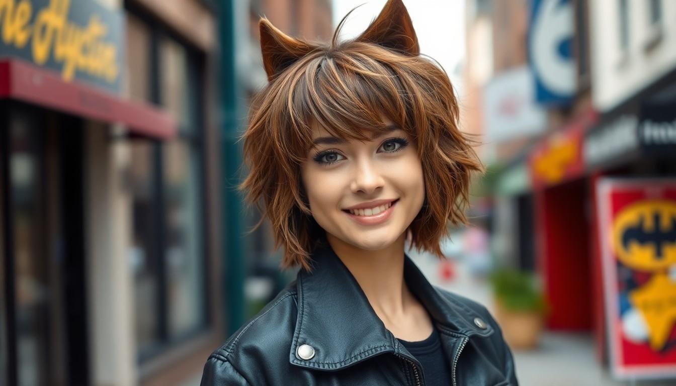 The Perfect Brown Wolf Cut: 10 Stunning Styles for Every Face Shape & Texture 13
