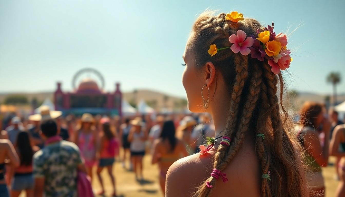10 Stunning Coachella Hairstyles That Will Turn Heads at the Festival | 2025 Guide 2 10 Stunning Coachella Hairstyles That Will Turn Heads at the Festival | 2025 Guide 1