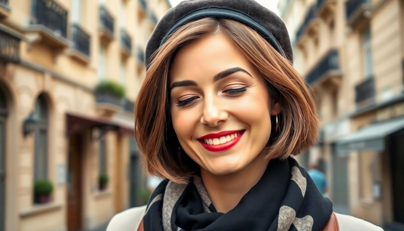 10 Stunning Short Haircuts with Side Bangs That Exude Confidence & Style 7