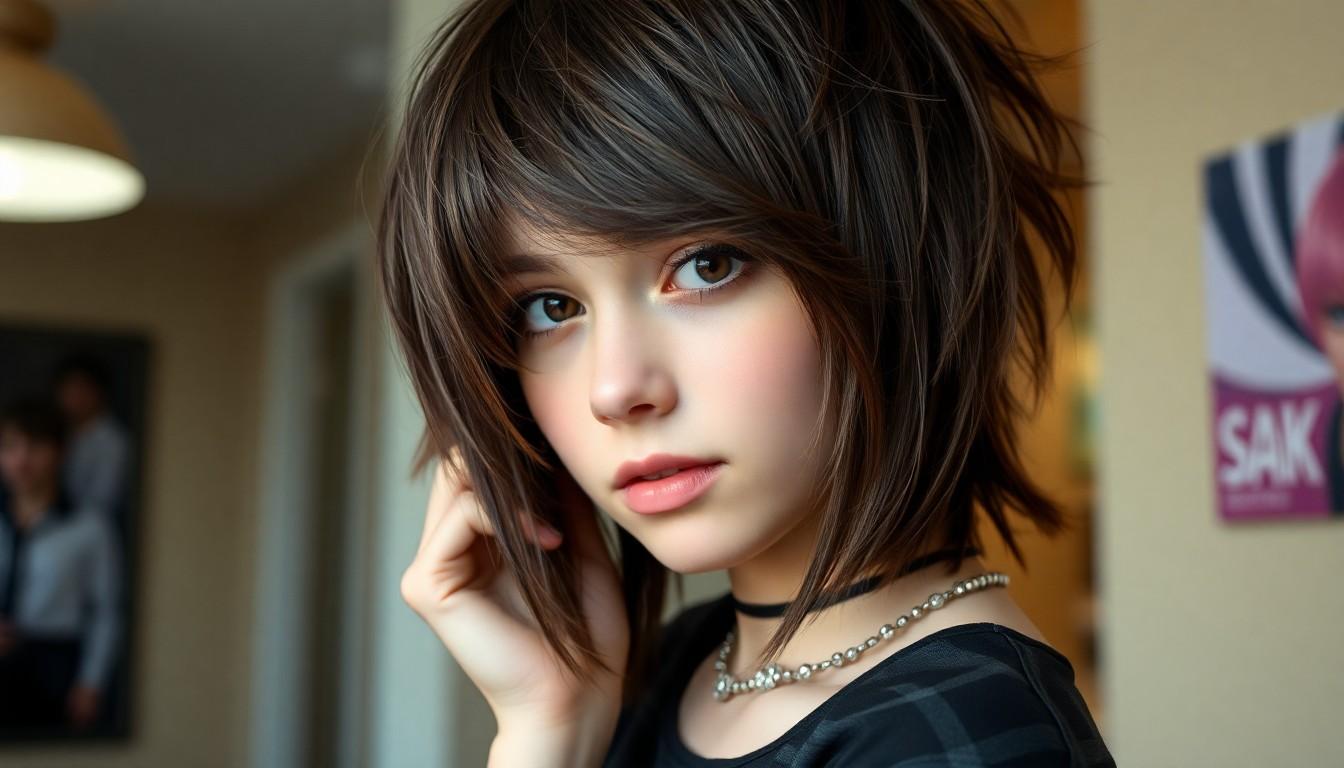 10 Edgy Emo Shag Haircuts That Define Modern Alternative Style | 2025 Guide 8 10 Edgy Emo Shag Haircuts That Define Modern Alternative Style | 2025 Guide 7