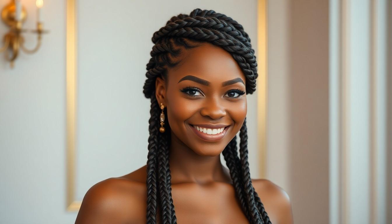 15 Stunning Goddess Cornrow Styles That Will Turn Heads in 2025 13