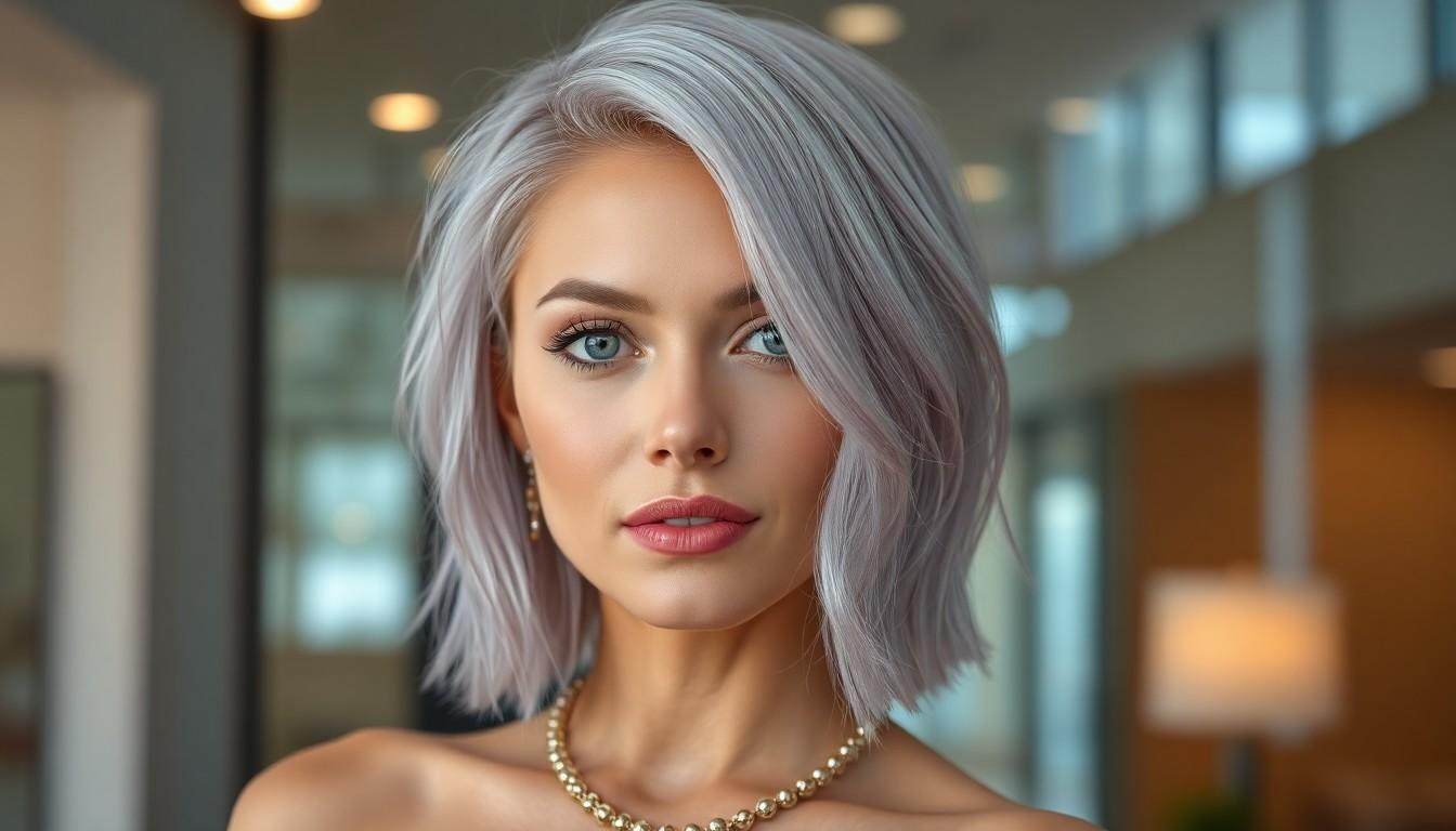 15 Stunning Silver Blonde Haircuts Trending in 2025 | Expert Style Guide 12 15 Stunning Silver Blonde Haircuts Trending in 2025 | Expert Style Guide 11