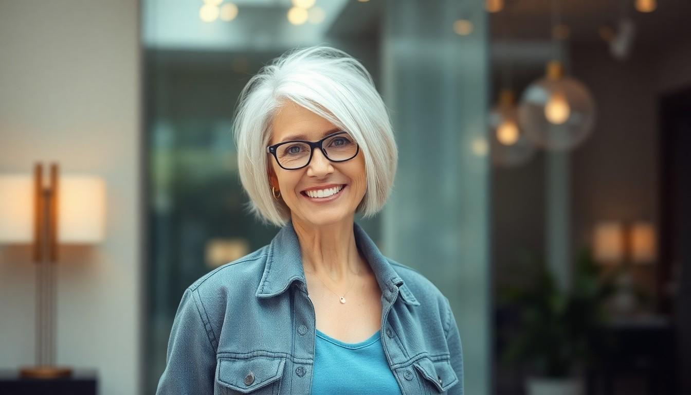 10 Chic Short Bob Haircuts That Make Women Over 60 Look Years Younger 8 10 Chic Short Bob Haircuts That Make Women Over 60 Look Years Younger 7