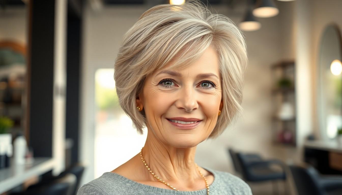 10 Fabulous Short Haircuts Trending for Women Over 60 in 2025 13