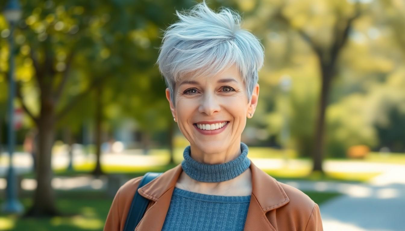 10 Flattering Bangs Hairstyles That Make Older Women Look Years Younger 11