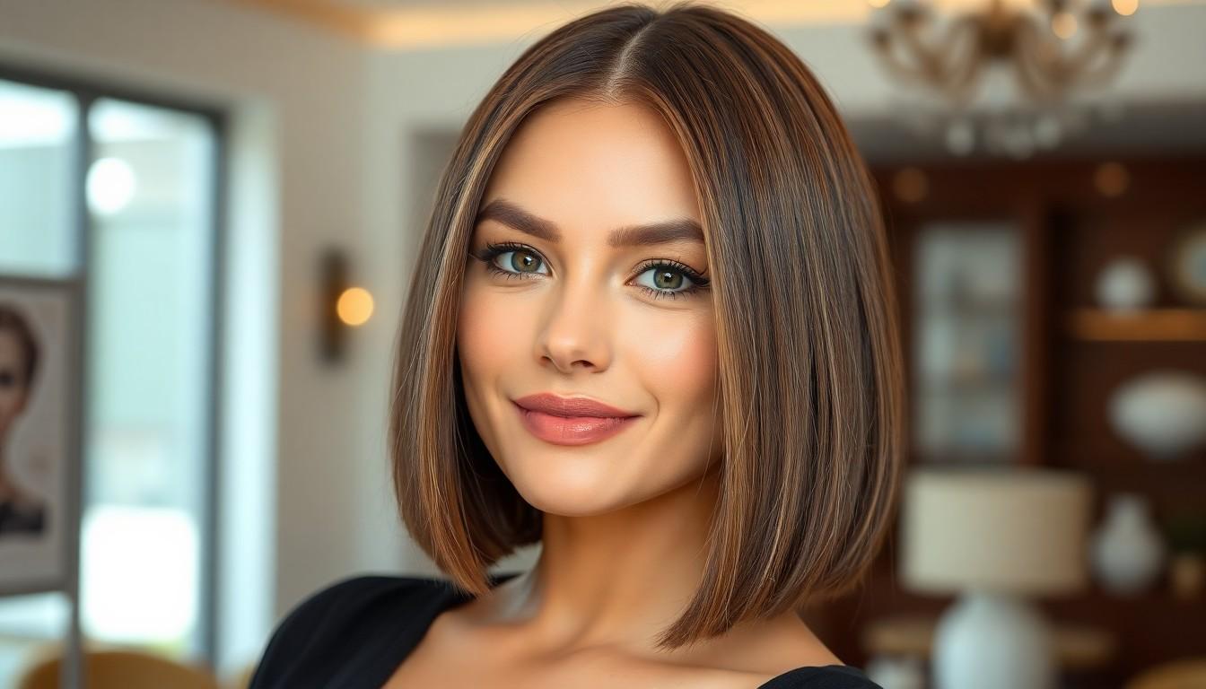 10 Stunning Chin-Length A-Line Bobs That Are Trending Right Now 10 10 Stunning Chin-Length A-Line Bobs That Are Trending Right Now 9