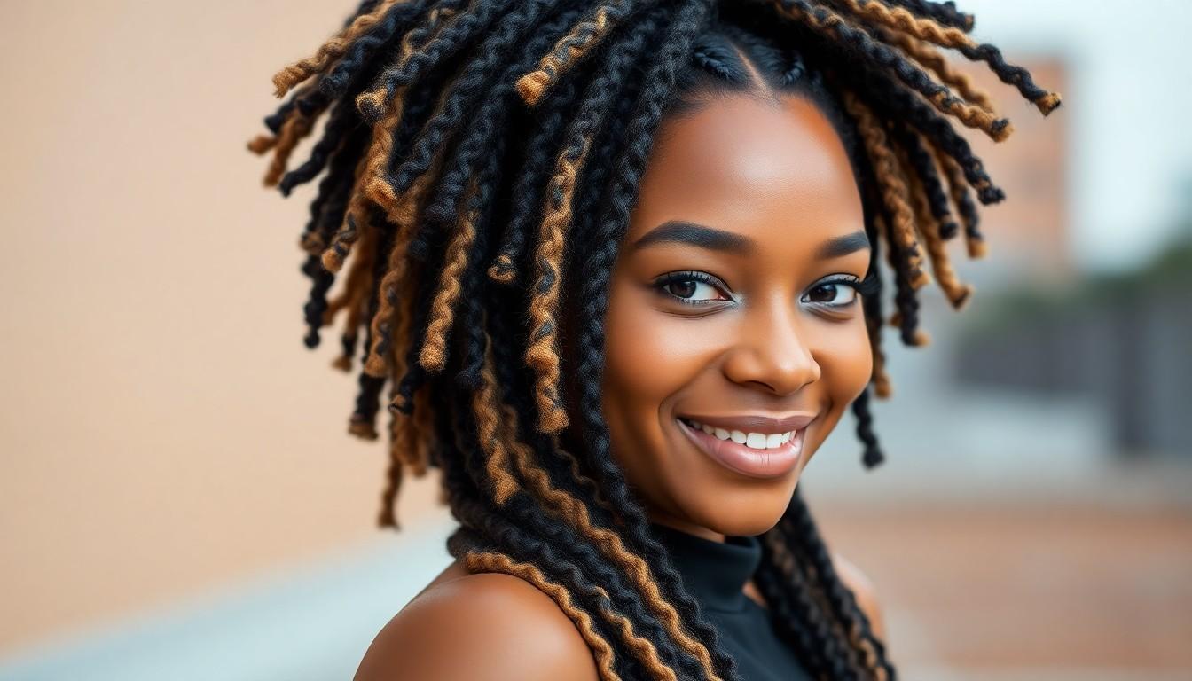 15 Stunning Dyed Loc Hairstyles: From Vibrant Reds to Galaxy-Inspired Colors 14 15 Stunning Dyed Loc Hairstyles: From Vibrant Reds to Galaxy-Inspired Colors 13