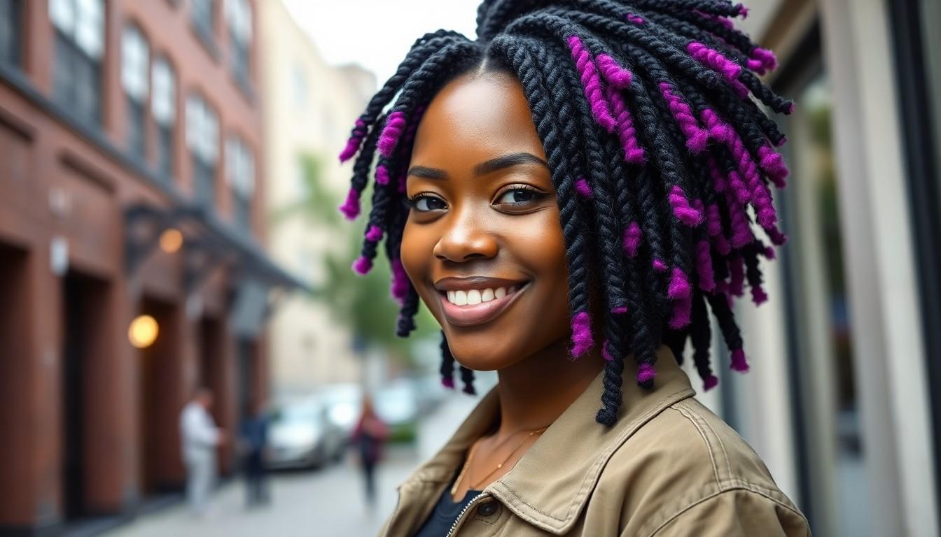 15 Stunning Dyed Loc Hairstyles: From Vibrant Reds to Galaxy-Inspired Colors 2 15 Stunning Dyed Loc Hairstyles: From Vibrant Reds to Galaxy-Inspired Colors 1
