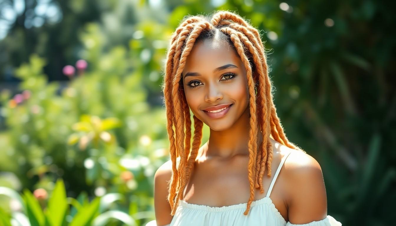 15 Stunning Dyed Loc Hairstyles: From Vibrant Reds to Galaxy-Inspired Colors 8 15 Stunning Dyed Loc Hairstyles: From Vibrant Reds to Galaxy-Inspired Colors 7