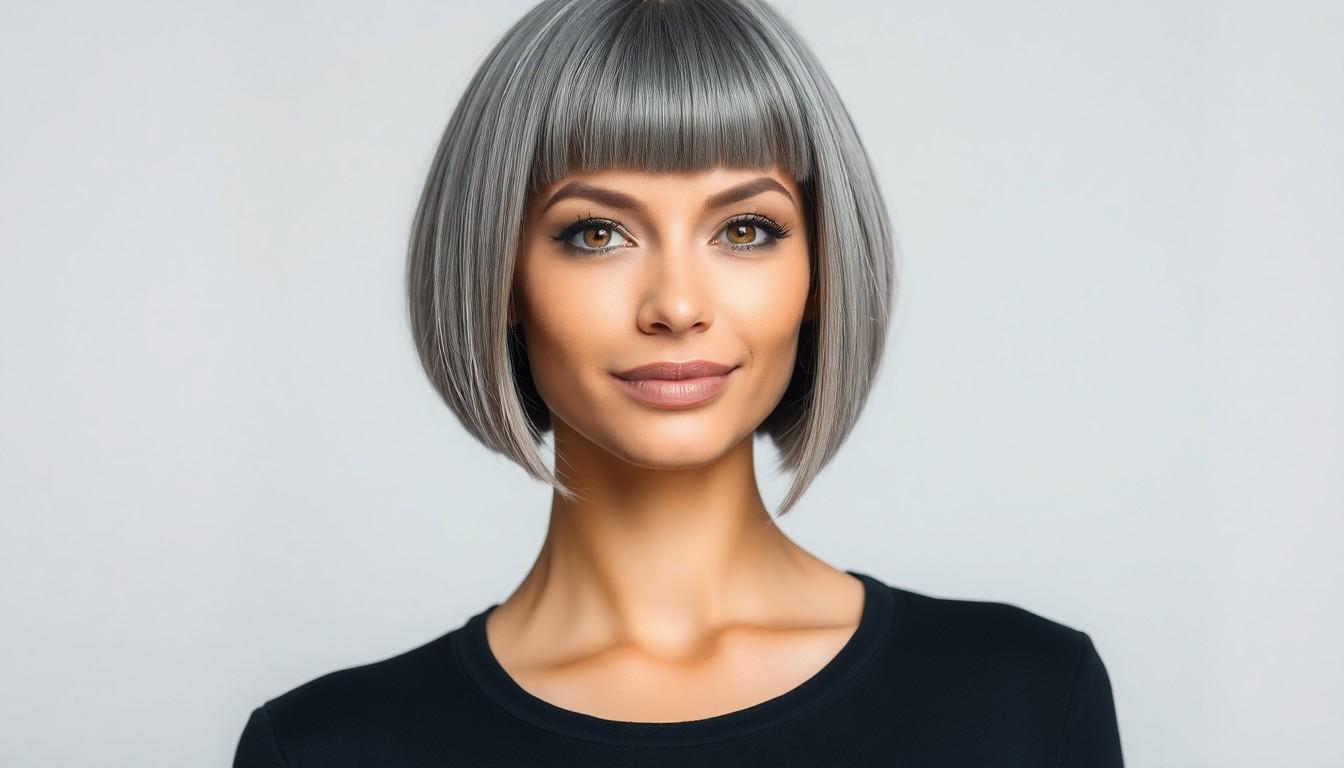 10 Stunning Grey Bob Hairstyles That Flatter Every Face Shape | 2025 Guide 8 10 Stunning Grey Bob Hairstyles That Flatter Every Face Shape | 2025 Guide 7