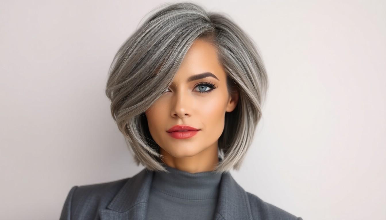 10 Stunning Grey Bob Hairstyles That Flatter Every Face Shape | 2025 Guide 6 10 Stunning Grey Bob Hairstyles That Flatter Every Face Shape | 2025 Guide 5