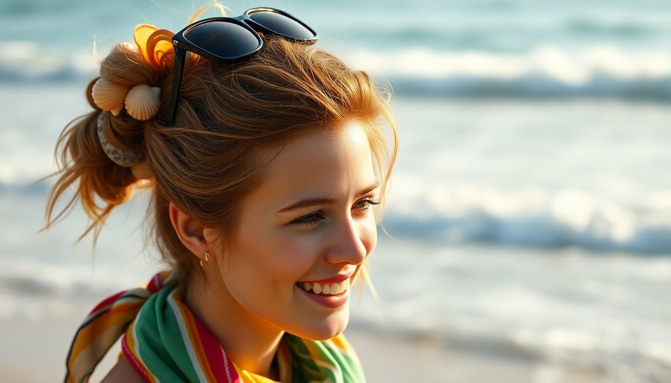 15 Stunning Sun-Kissed Beach Hairstyles for Effortless Summer Waves 5