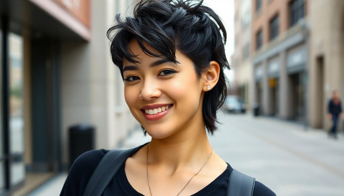 The Black Wolf Cut: 10 Stylish Ways to Rock This Bold Layered Hairstyle Trend 1