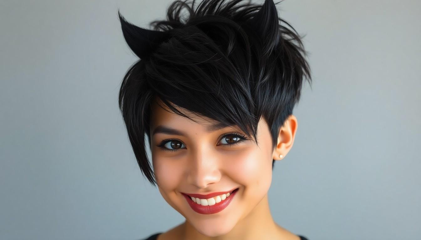 The Black Wolf Cut: 10 Stylish Ways to Rock This Bold Layered Hairstyle Trend 13